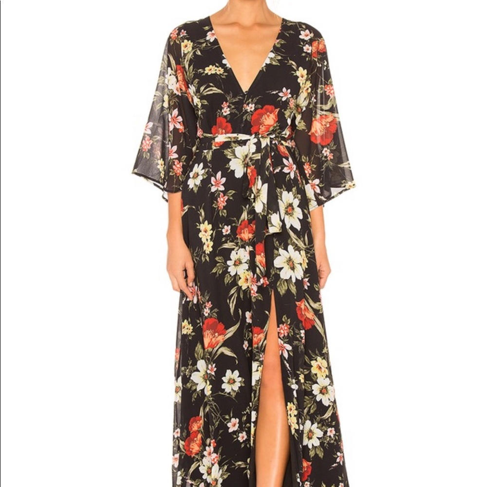 Yumi Kim Floral Maxi Dress, Large